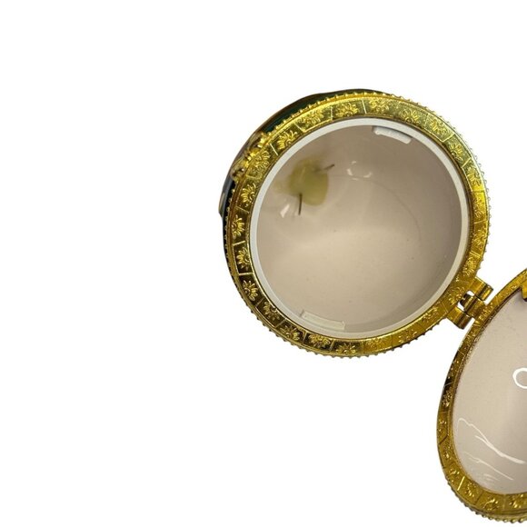 Mr. Christmas Musical Enamel Christmas Egg 2006 Plays The First Noel 4.5' x 2" - Picture 8 of 15